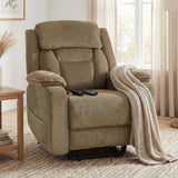 Fauteuil releveur électrique massant à 2 positions mémoire
