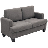 Sofa 2 places en chenille avec coussins lavables