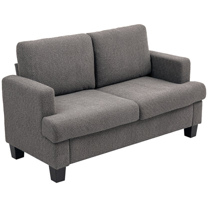 Sofa 2 places en chenille avec coussins lavables