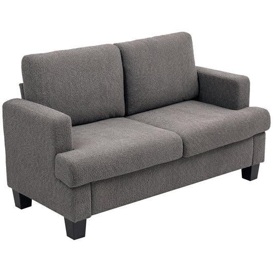 Sofa 2 places en chenille avec coussins lavables