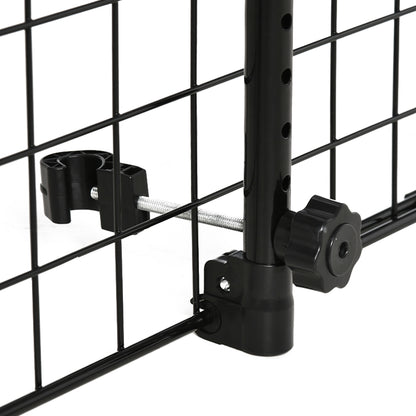 Barrière de voiture ajustable pour chien — métal