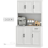 Armoire de cuisine avec station de recharge 180 cm