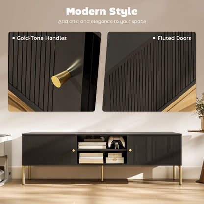 Meuble TV moderne pour téléviseur de 165 cm