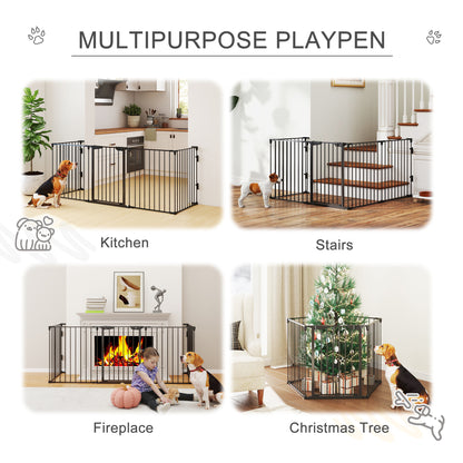 Parc pour chien pliable intérieur avec porte