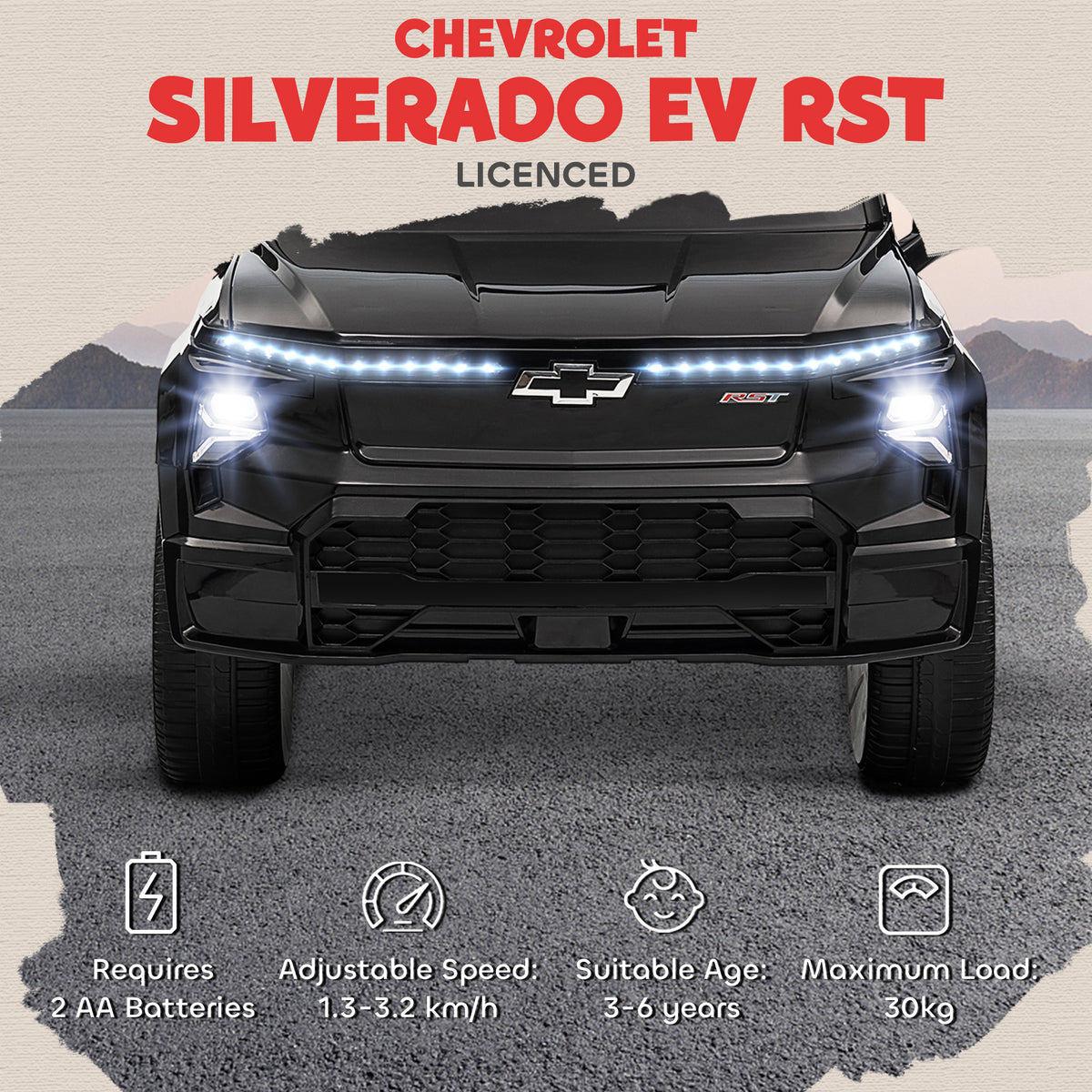 Voiture électrique pour enfants Silverado 12V