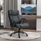 Chaise de bureau ergonomique en lin pivotante
