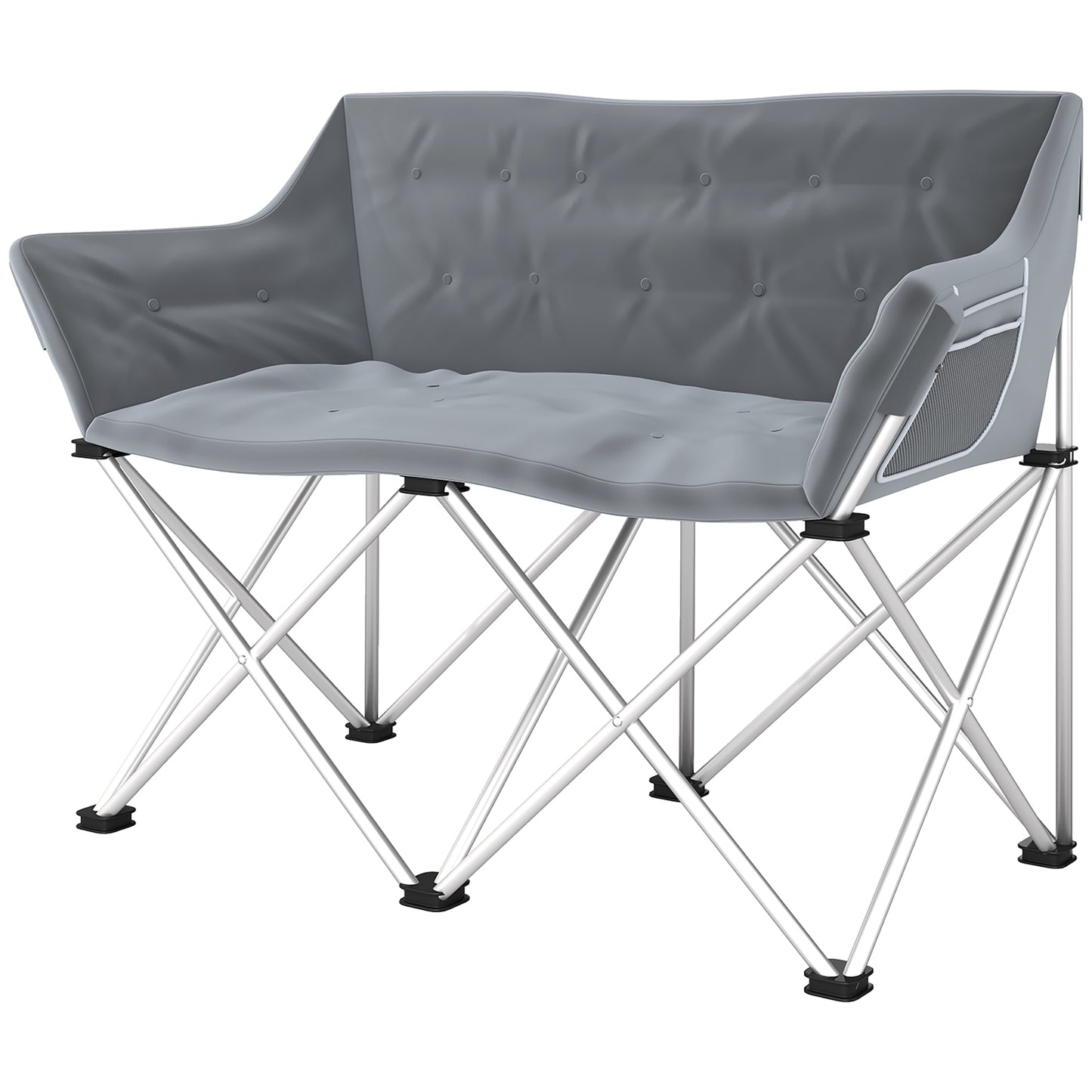 Chaise de camping double pliante pour deux adultes