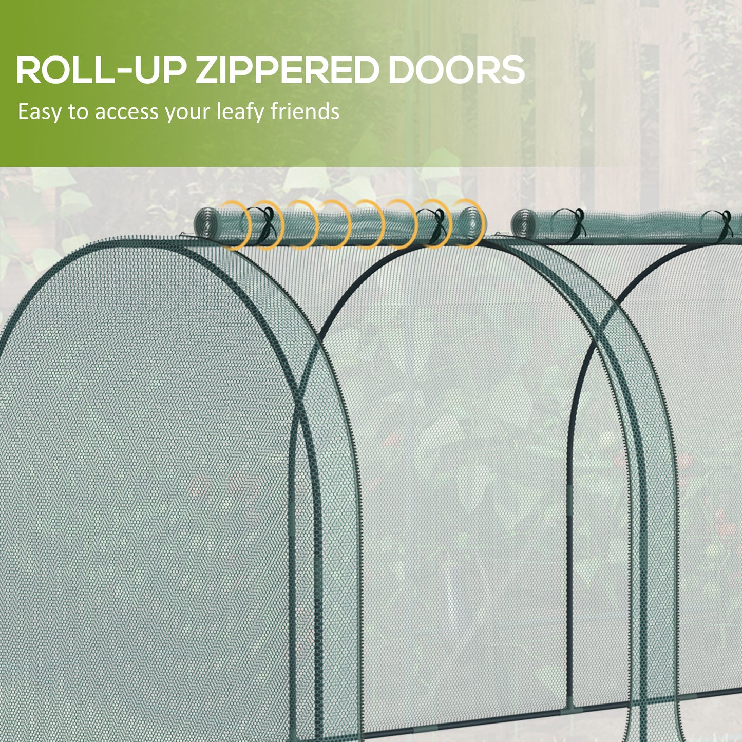 Cage de Protection 8' x 3' avec 3 Portes
