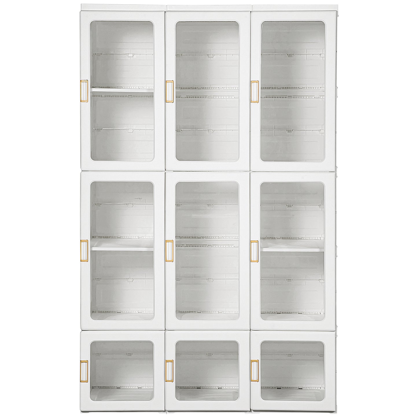 Penderie pliable modulaire avec rangements cubes et tringles