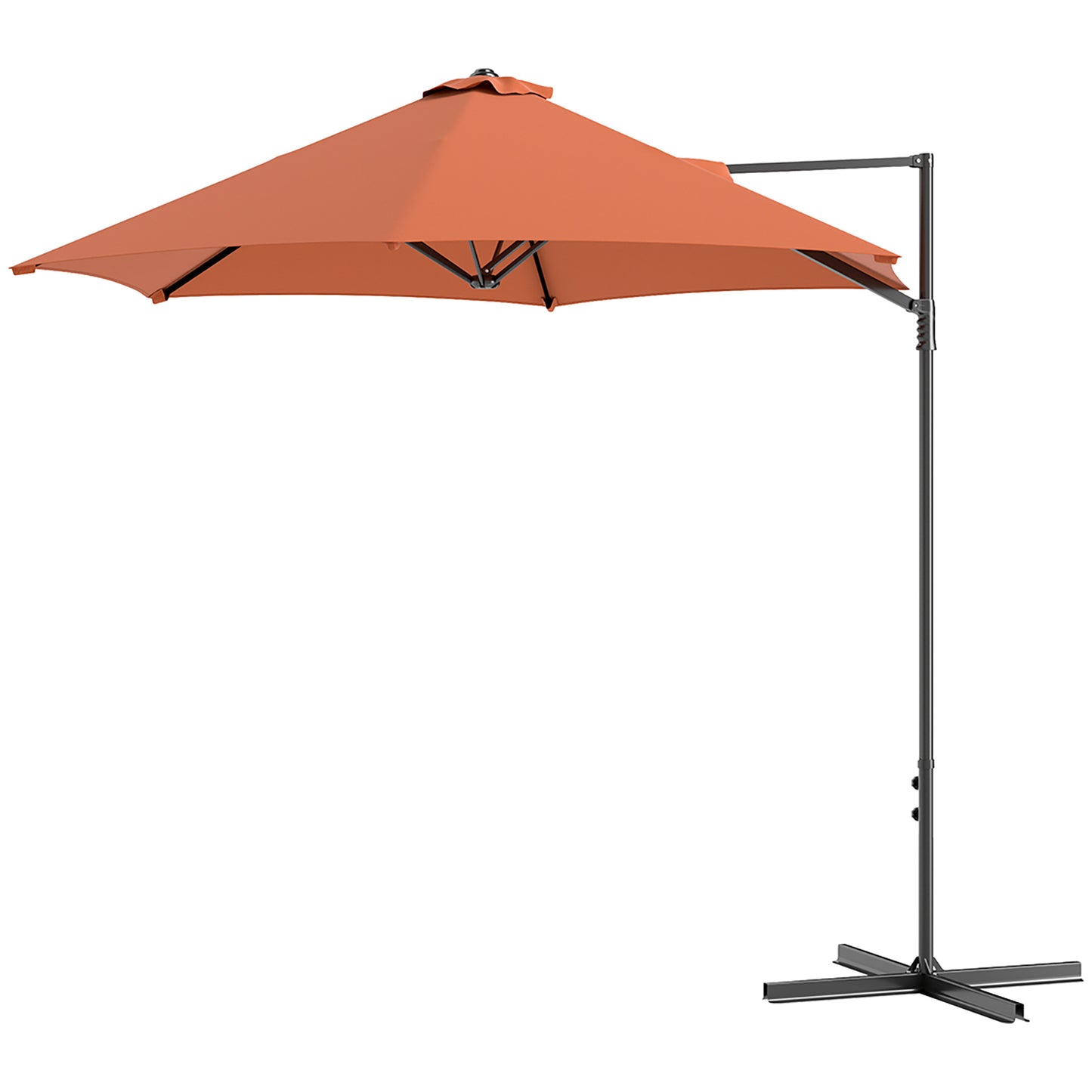 Parasol déporté cantilever 8,5 pieds avec base