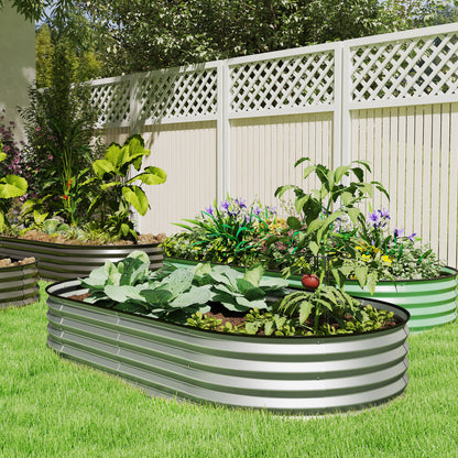Bac de jardinage surélevé en acier galvanisé