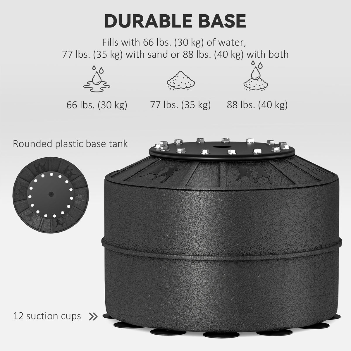 Support de sac de boxe autoportant avec bras rotatif