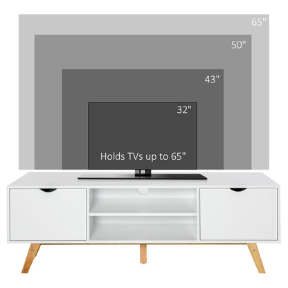 Meuble TV moderne en bois avec rangement