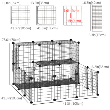 Enclos pour petits animaux modulaire