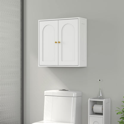 Armoire de toilette murale moderne à deux portes arquées