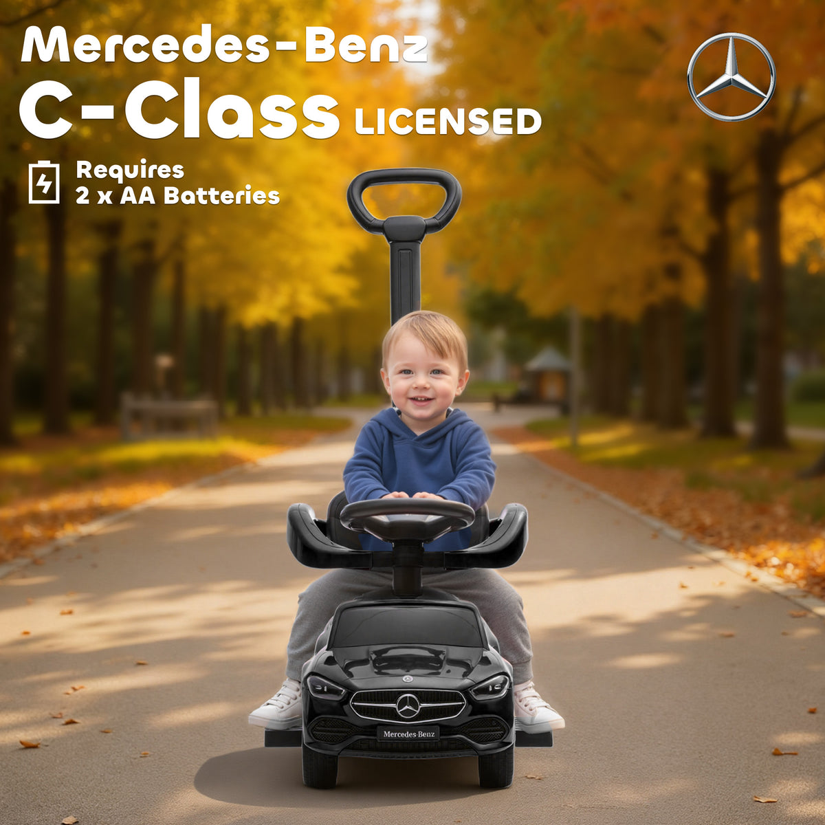Voiture pousse-pousse 3 en 1 pour tout-petit