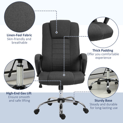 Chaise de bureau ergonomique à haut dossier