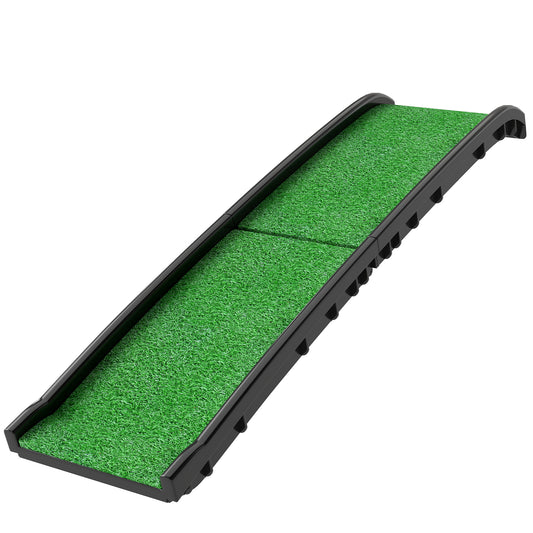 Rampe pliable pour chien 150 cm surface gazonnée