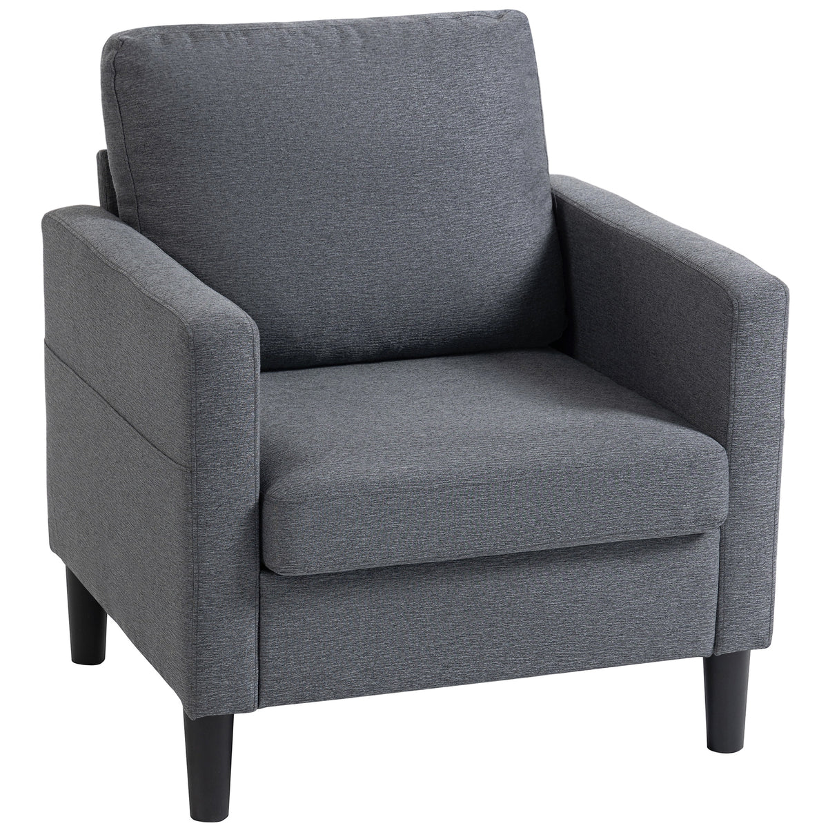Fauteuil accent moderne rembourré