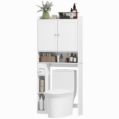 Meuble de rangement au-dessus des toilettes moderne