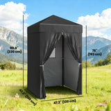 Tente cabine pop-up compacte UPF 50+