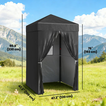 Tente cabine pop-up compacte UPF 50+