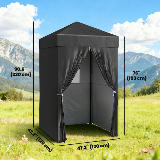 Tente cabine pop-up compacte UPF 50+