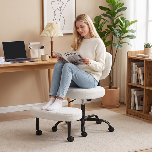 Chaise de bureau ergonomique croisée pivotante
