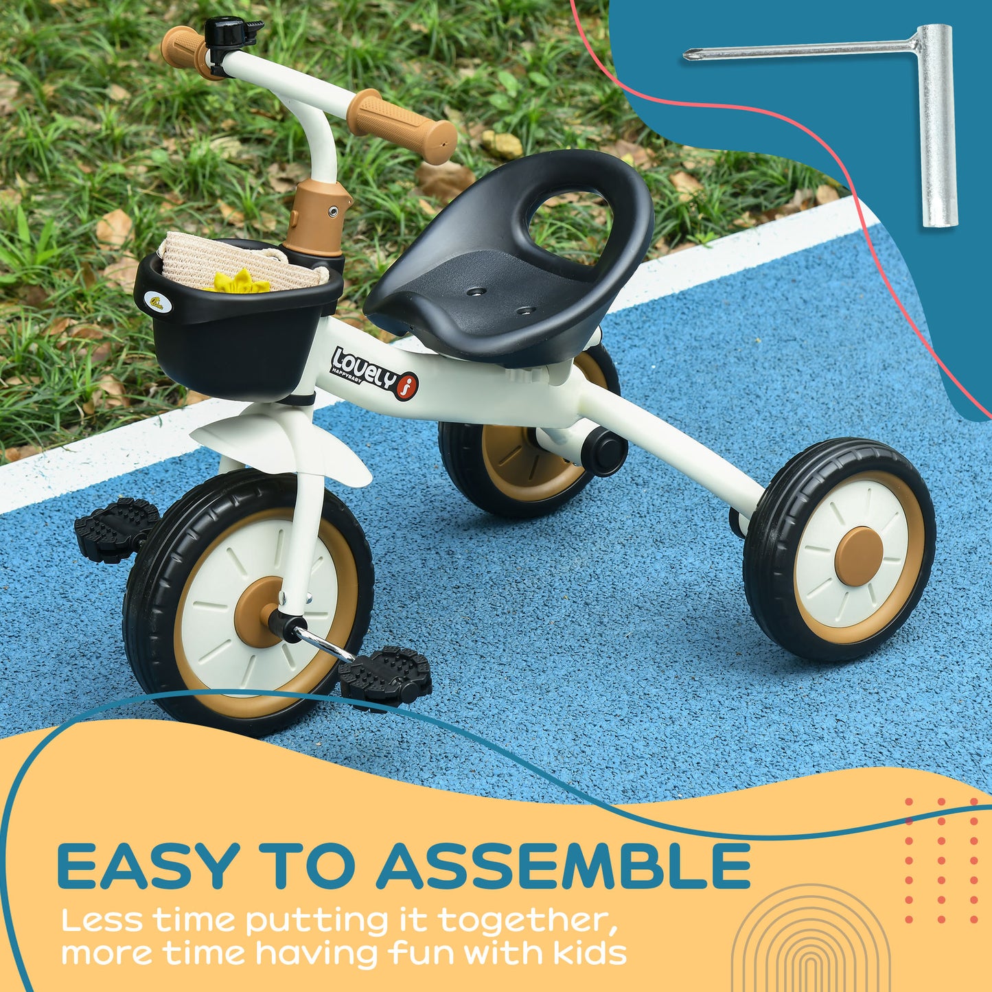 Tricycle évolutif pour enfants 2-5 ans