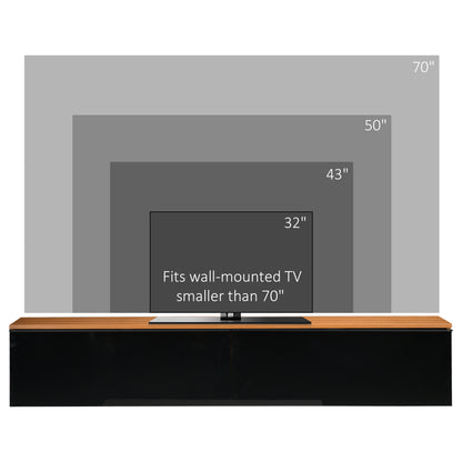 Meuble TV mural suspendu moderne