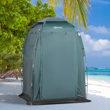 Tente de douche portable 152x152x208cm vestiaire camping
