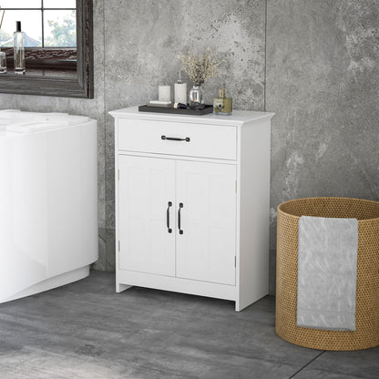 Meuble de salle de bain sur pied avec tiroir