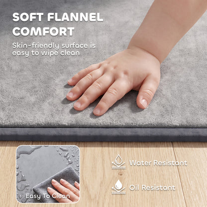 Tapis de jeu pour bébé matelassé antidérapant