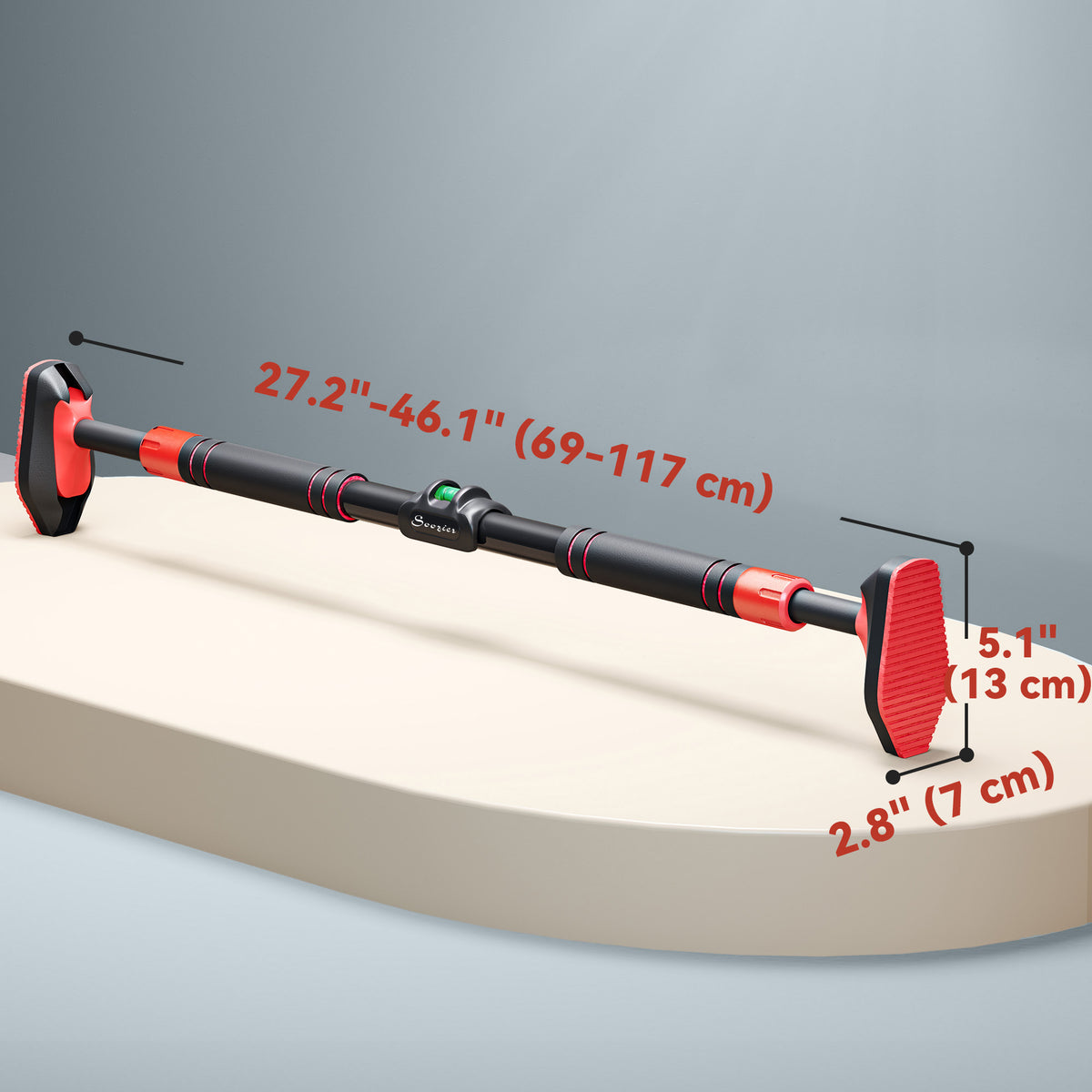 Barre de traction pour cadre de porte