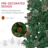 Sapin de Noël crayon artificiel avec pommes de pin