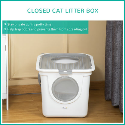 Bac à litière fermé pour chat