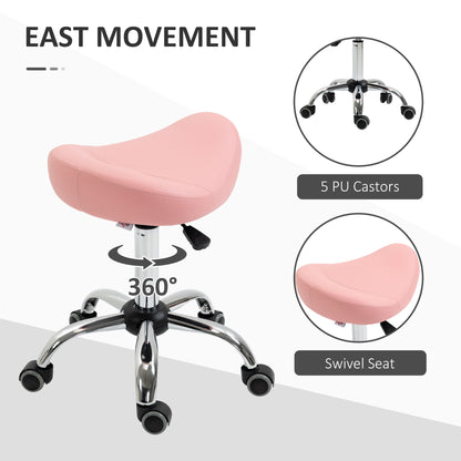 Tabouret selle ergonomique ajustable à roulettes