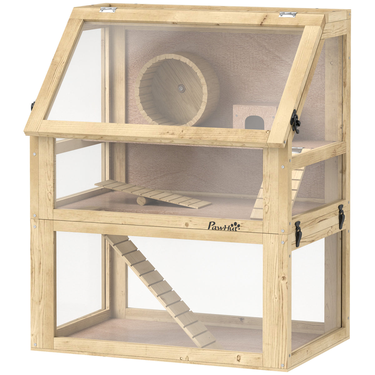 Cage pour hamster en bois