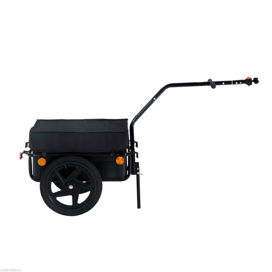 Remorque cargo vélo roues gonflables grande capacité