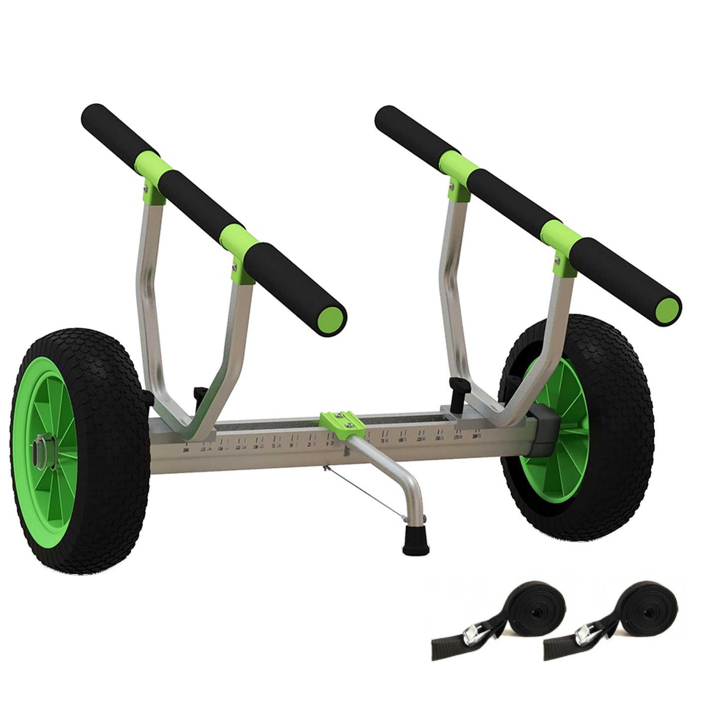 Chariot de kayak aluminium à largeur ajustable