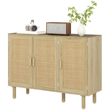 Buffet style bohème en cannage