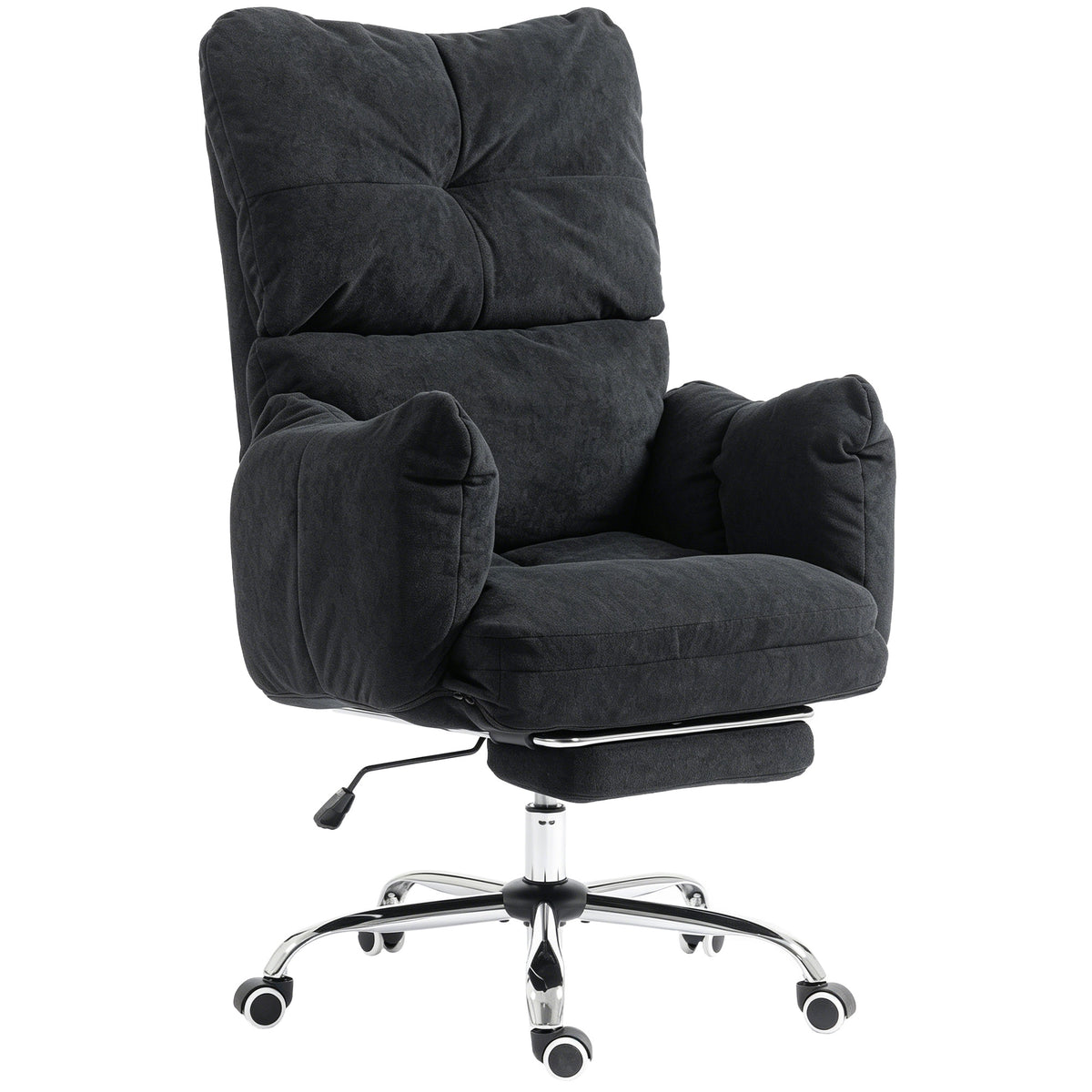 Chaise de bureau ergonomique inclinable avec repose-pieds