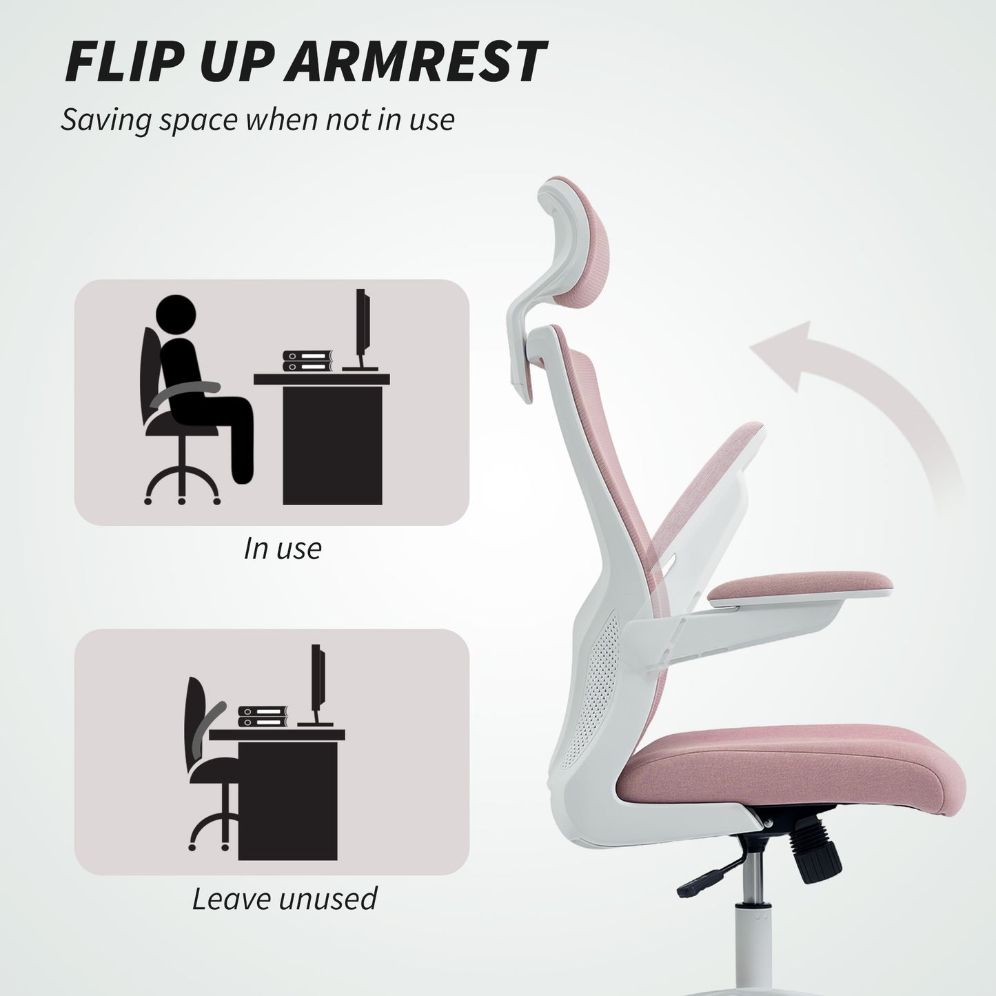 Chaise de bureau ergonomique avec support lombaire réglable