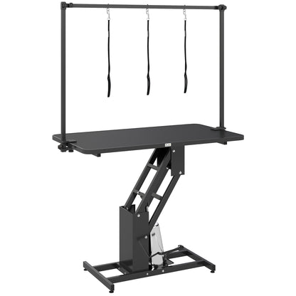 Table de toilettage pour chien hydraulique réglable