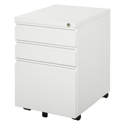 Classeur mobile 3 tiroirs verrouillable acier