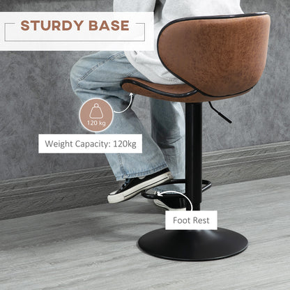 Tabourets de bar ajustables pivotants ensemble de 2