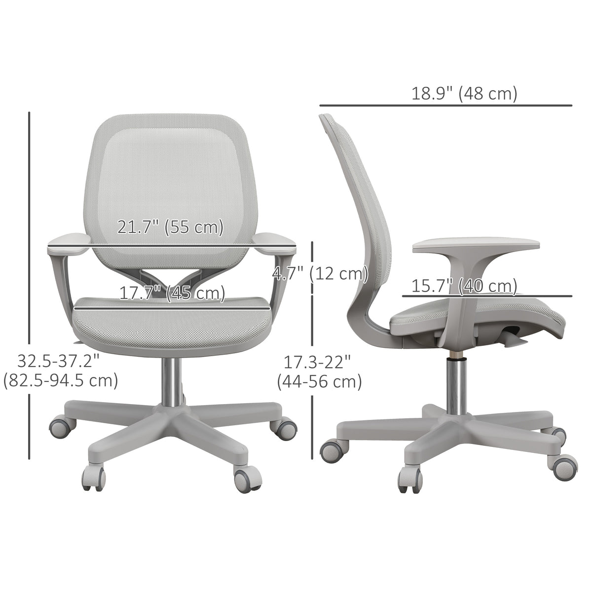 Chaise de bureau ergonomique avec dossier en maille