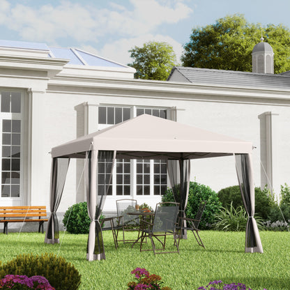 Tente pliable 10x10 pieds avec parois maillées