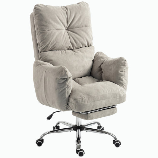 Chaise de bureau ergonomique inclinable avec repose-pieds
