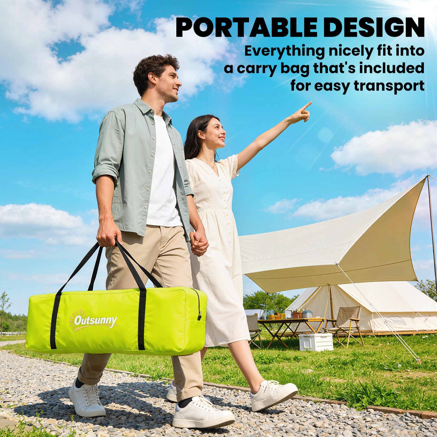 Tente de camping tunnel 6-8 personnes imperméable 2000mm